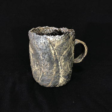 炭化錆彩 マグカップ